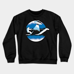 Bigfoot Waterski With Lochness - Believe In Bigfoot Crewneck Sweatshirt